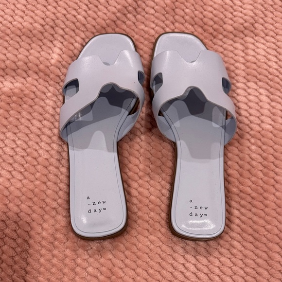 a new day Light Blue Women's Slide Sandals - Picture 3 of 6